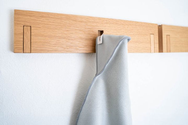 収納は掛けるだけ